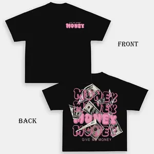 Give Me Money Hip Hop Streetwear T-Shirt Unisex Y2k Clothing Vintage Graphic Tees Top Oversized trendy tshirt Christian Faith T-Shirt naruto anime oversize streetwear tee back red hard john cena wwe tee christmas crewneck graphic jenni sweatshirt mexican