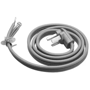 Master Electrician 09126ME 6 ft. Gray Flat Dryer Cord, Wi-Compatible Household Appliance Part for Dryer Connections