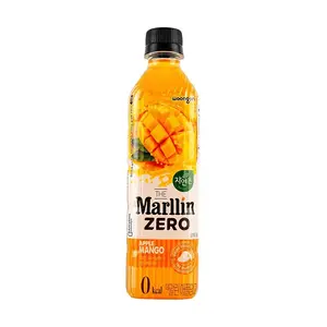 WOONGJIN Korean Apple Mango Juice Drink - 0 Calorie, 500ml Refreshing Beverage