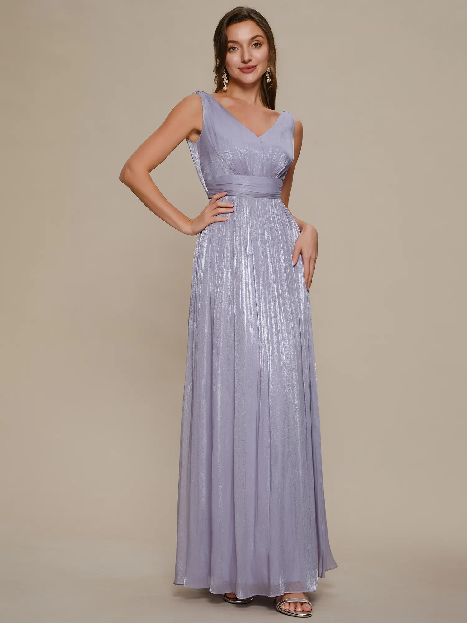 Ever-Pretty 2026 New Trend Formal Elegant Women's Natural Waist Island Silk A-Line Dress - Sleeveless, Back Zipper, Flared Hem - Ideal for Wedding Guest, Formal Event EE02805, Formal Dresses, Elegant Dresses For Women