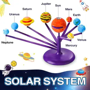 DIY Solar System Model Projection Toy, Science Education for Kids, Stem Learning Tool, Astronomical Knowledge, 6+ Years, Parent-Child Interactive Gift