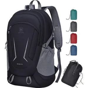 Backpack - Ultra Lightweight Packable Backpack for Travel Camping, Hiking Back Pack Waterproof Foldable Daypack for Men Women Black