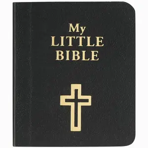 My Little Bible 2” Standard Edition - Selections of Key Verses From Every Book, Tiny Palm-size OT NT Scripture for Ministry Outreach, Classic 1769 KJV Text, 2" x 2.5”, Black   Paperback – Print, June 1, 2004