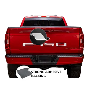 tailgate letters badges Compatible with 2021-2025 Ford F-150 Accessories ABS Plastic Automotive Chrome Silver