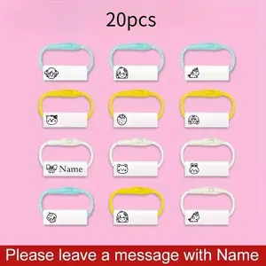 Creative candy colored nylon waterproof buckle branded pendant - multi-purpose anti loss hanging ring.