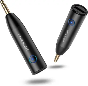 Bluetooth.Car Aux Adapter with Enhanced Microphone, .mm Jack for Car Home Stereo, USBC Charging, Sturdy Case,  Piece