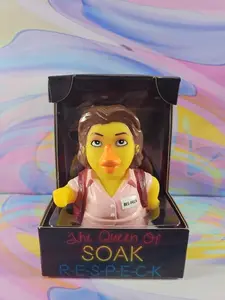Celebriducks Queen of Soak Rubber Duck Collectible New in Box Soul Music 60s 70s