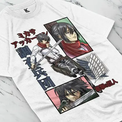 Mikasa Minimalist Aot Merch Shingeki No Kyojin T Shirt 2025