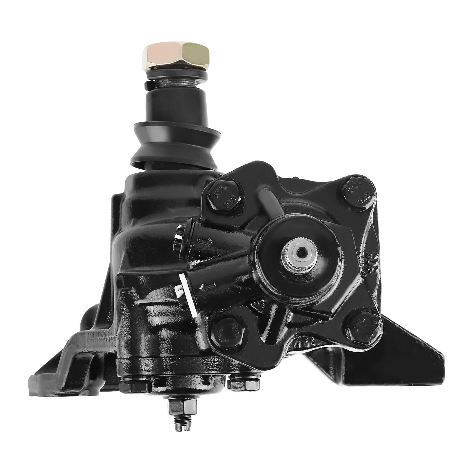 maXpeedingrods Power Steering Gear Box Steering Apparatus - LHD, Copper Hose, Leak-Proof, Easy Install, Compatible for Isuzu NPR NQR Trucks (2008, 2009-2014 Models), Part No. 898006753