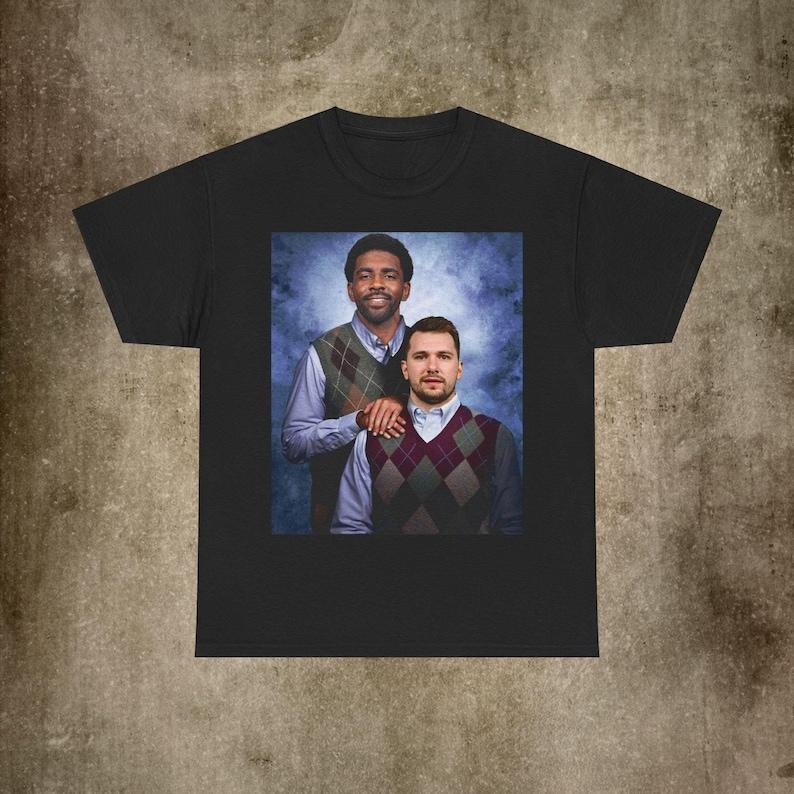 Luka Doncic Kyrie Irving Step Brothers Dallas Basketball T-Shirt, Step Brothers Basketball Shirt, Houston Basketball Shirt, Mavericks Shirt