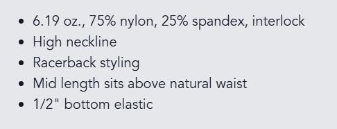 Women's Tank and Leggings with Wolf Design and "W" Logo