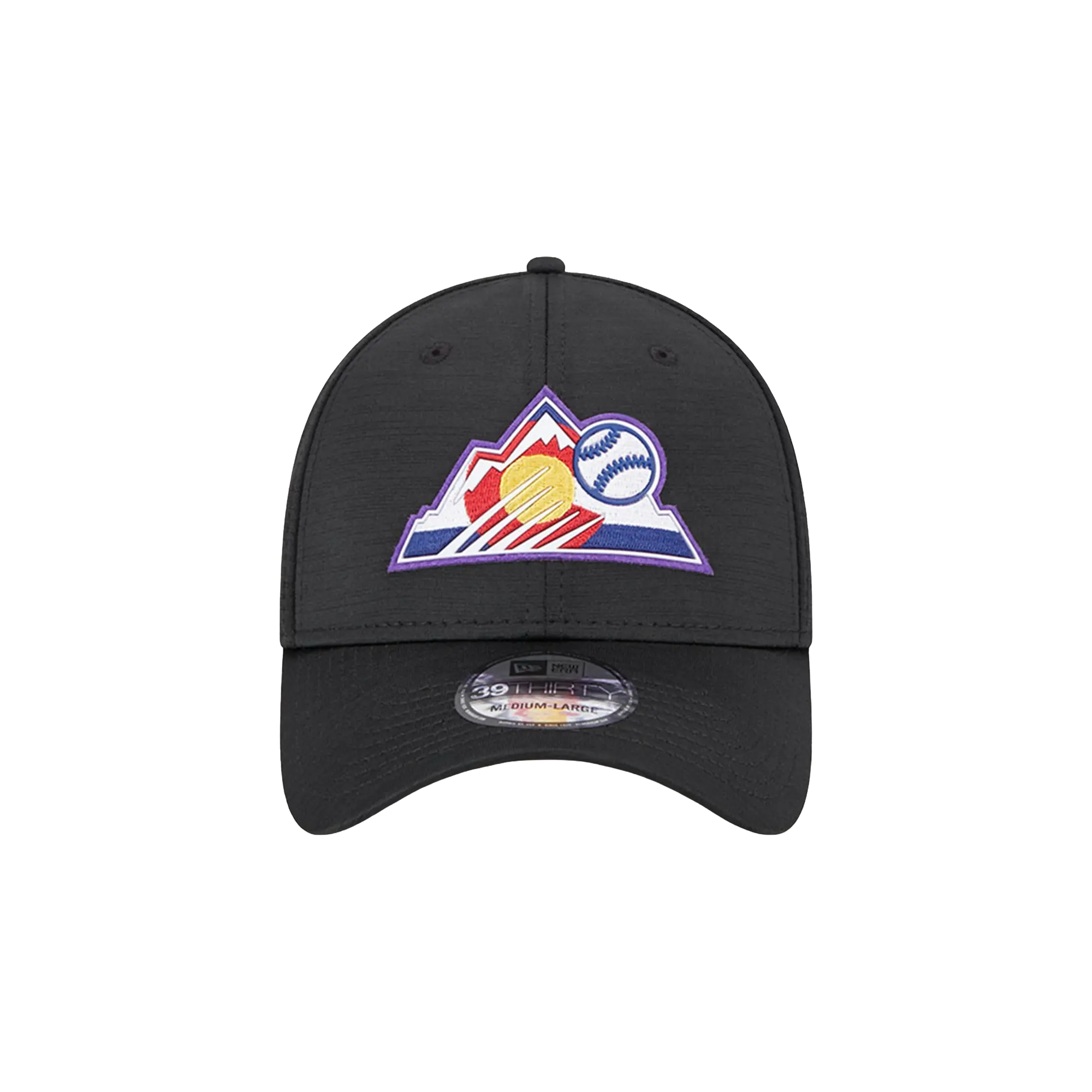 39THIRTY Colorado Rockies 2023 Clubhouse Flex Fit Hat "Black / Grey - Under Brim" NE854