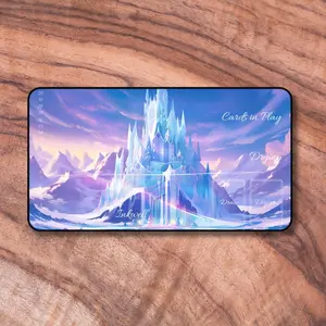 Lorcana Playmat, Ice Castle Themed Card Playmat, Unofficial Lorcana Play mat, Gifts for Gamers, Gaming Mouse Pad Desk Mat