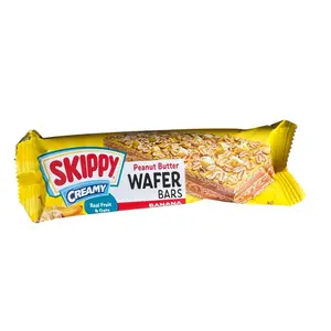 Skippy Creamy Peanut Butter Wafer Bar Banana Flavor