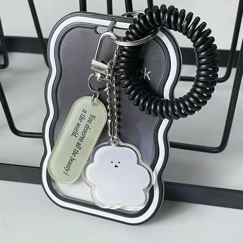 Unisex 3-in-1 Plastic Korea-Style Kawaii 3 Inch Small Photo Holder - Idol Photocard Protective Case, Campus Card Cover, No Age Restriction Home Supplies Gift