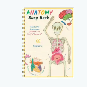 Anatomy Early Education Busy Book, Fun Science Learning, Parent-Child Interactive Educational Toy, Engaging Kids Activity Book