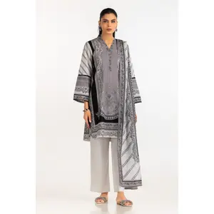 Gul Ahmed Stitched Lawn 3 Piece IUSTKSD-2193 J(63) NY 64