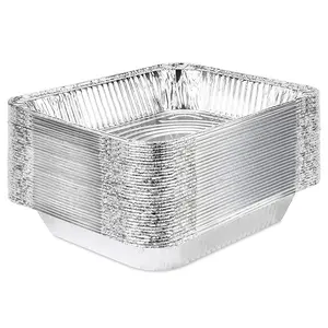 Stock Your Home 9x13 Aluminum Pans (20 Pack) - Disposable & Recyclable Foil Tray- Half Size Steam Table Deep Pans - Tin Foil Pans for Cooking, Heating, Storing, Prepping Food, BBQ, Grilling, Catering