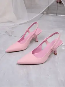 Elegant Women's Satin High Heels, Leaf Print & Bow Design, Ankle Tie Thin Heel Shoes, Perfect Evening Wear Footwear