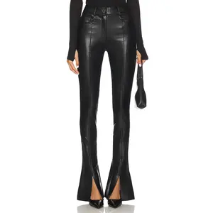 Norma Kamali Spat Jeans in Black