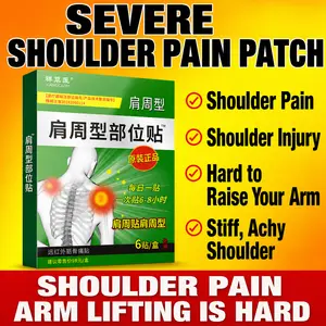 Shoulder pain relief patch for shoulder inflammation/strain, suitable for prolonged sitting and stiffness/aches in middle-aged and elderly individuals; specialized patch