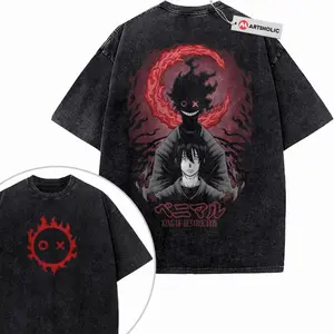 Benimaru Shinmon Shirt, Fire Force Shirt, Animated Shirt, Cartoon Graphic tee, Fashion Cotton, Streetwear, Full Colors, For Men, For Women - Tiktok Shop I