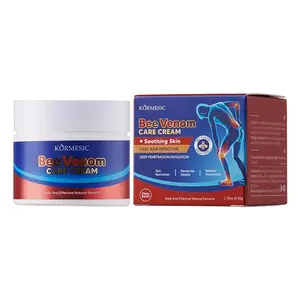 KORMESIC Bee Venom Moisturizer for Post-Workout Skin Relief Soothes Hydrates Dry Skin After Exercise
