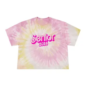 Senior 2024 Tie-Dye Crop Tee