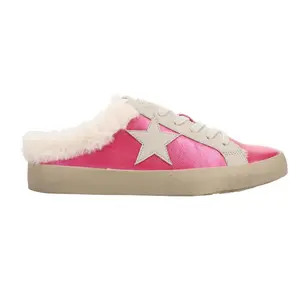 Shu Shop Womens Pinah Lace Up Mule Sneakers Shoes Casual - Pink