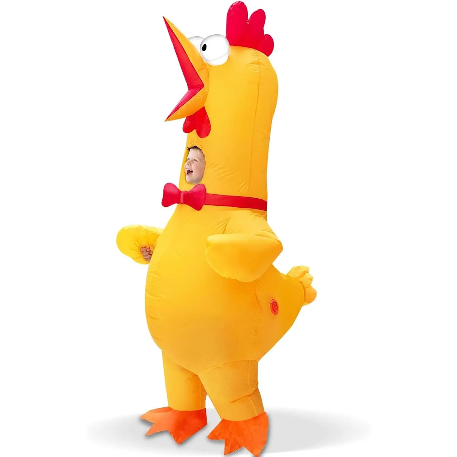 Halloween Inflatable Screaming Chicken Costume for Kids | Full Body Blow Up Costume Kids, Funny Halloween Inflatable for Boys Girls Dress-Up Themed Cosplay Parties