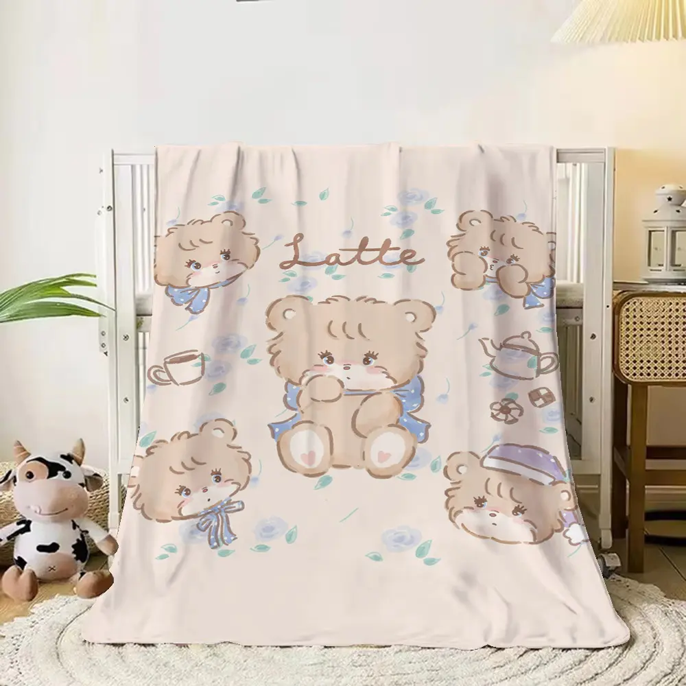 Mikko Sofa Blankets King Size Picnic Throw Blanket for Sofa Luxury Bedding Fleece Blanket Large Beach Towel Fluffy Plaid Knee &