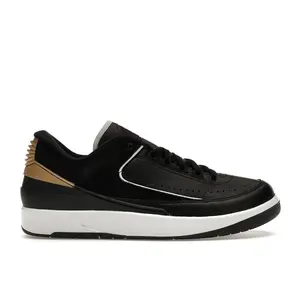 Jordan Women's 2 Retro Low Black Metallic Gold, from StockX