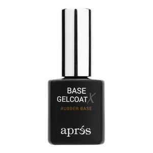 APRÉS Base Gelcoat X, Rubberized Gel Base Coat, HEMA & TPO-Free, Strengthening Base for Gel Nails, 15ml Gel Manicure