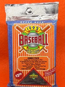 1992 Upper Deck Baseball Jumbo Pack