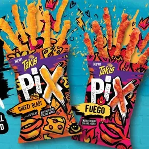 New Takis Pix Fuego or Cheesy Flavor 1 bag 2.8 oz