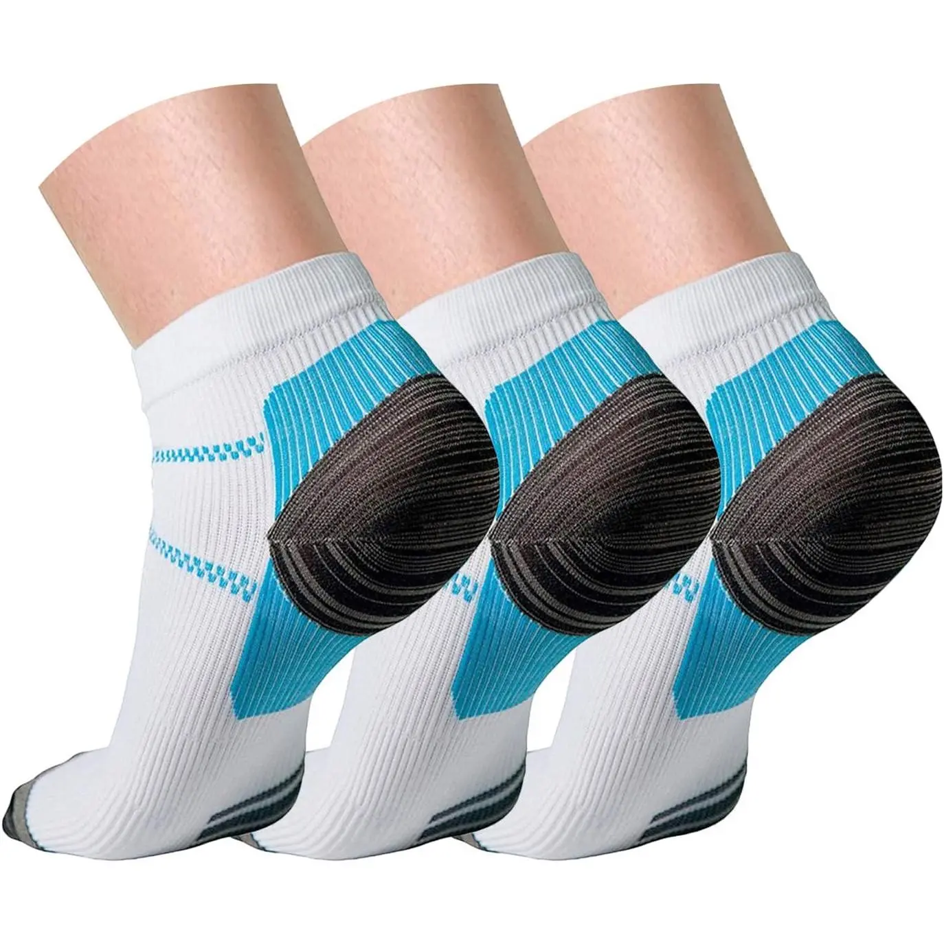 Colorful Knee-High Compression Stockings (15-20 mmHg) for Women & Men - Athletic Support for Running, Nursing, and Travel, Muscle Recovery, Biking