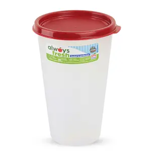 Compac Home Always Fresh Drink Ware Plastic Tumbler w/ Lid, 14 oz, For Picnics, Travel, Home Use, College