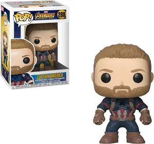 Funko Marvel: Marvel Avengers Infinity War - Captain America - Collectible Vinyl Figure - Gift Idea - Official Merchandise - for Kids & Adults - Movies Fans - Model Figure for Collectors and Display