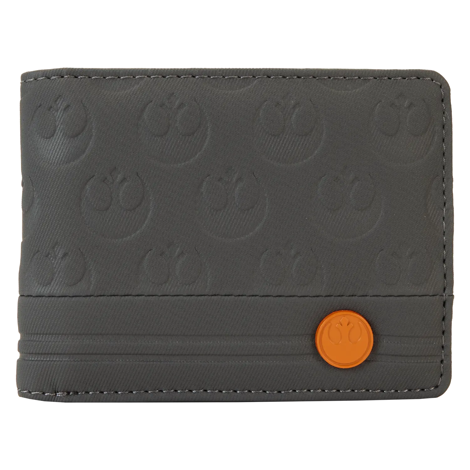 Loungefly Collectiv Rebel Alliance Minimalist Bifold Wallet, PU Leather Unisex Casual Trendy Men's Wallet for Luggage & Bags Use, Casual Trendy Wallet