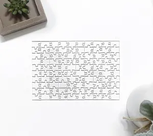 The Clearly Impossible Puzzle ® 100 Pieces - Clear Difficult Jigsaw Puzzle - False Edge Pieces - Clear Hard Puzzle - 100 Piece