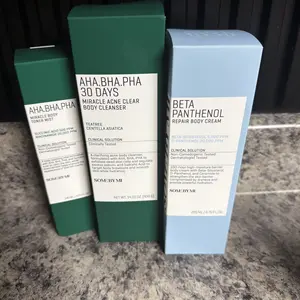 Full Body Miracle Repair Set - 3-Step Routine for Hyperpigmentation & Body Acne - Salicylic Acid & Niacinamide - Soothing Centella - Korean Skincare