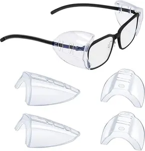 2 Pairs Glasses Side Shields For Eyeglasses,Side Shields For Prescription Glasses Protective Eyewear Eyewear Experience