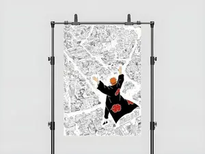Naruto Anime Pain Poster | Pain Wall Art | Naruto Pain Poster | High Quality Poster, Unframed