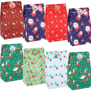 Autanch Kraft Gift Bags for Holidays – Perfect paper gift bags for Christmas goodies, party favors, classrooms, and holiday gifting.
