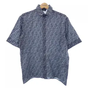 Pre-owned FENDI Cotton Small Leather Goods S/S Shirt
