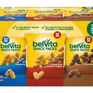 BelVita Bites Breakfast Biscuits variety pack of 1 oz., 36 Packs. Snack