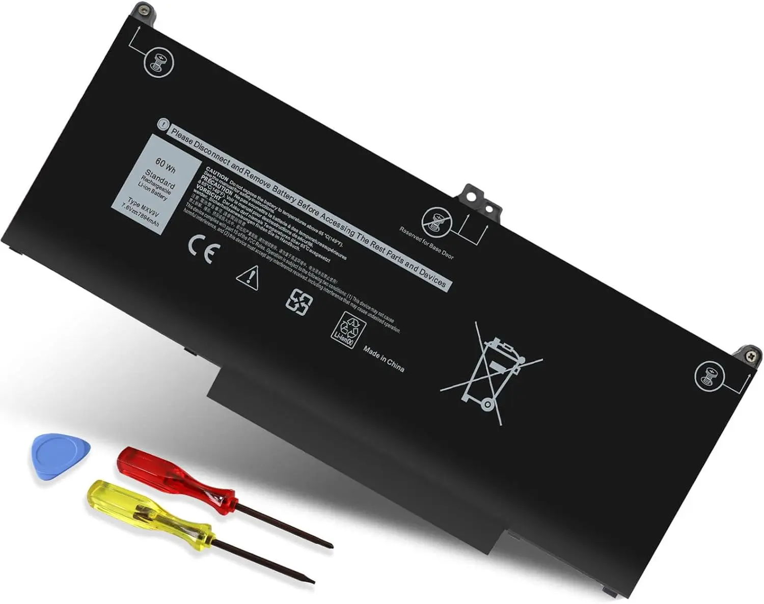 【MXV9V】 Futurebatt Notebook Battery Easy To Replace Compatible Dell Latitude 5300 5310 2-in-1 E7300 E7400 05VC2M 0829MX P96G001 P97G002