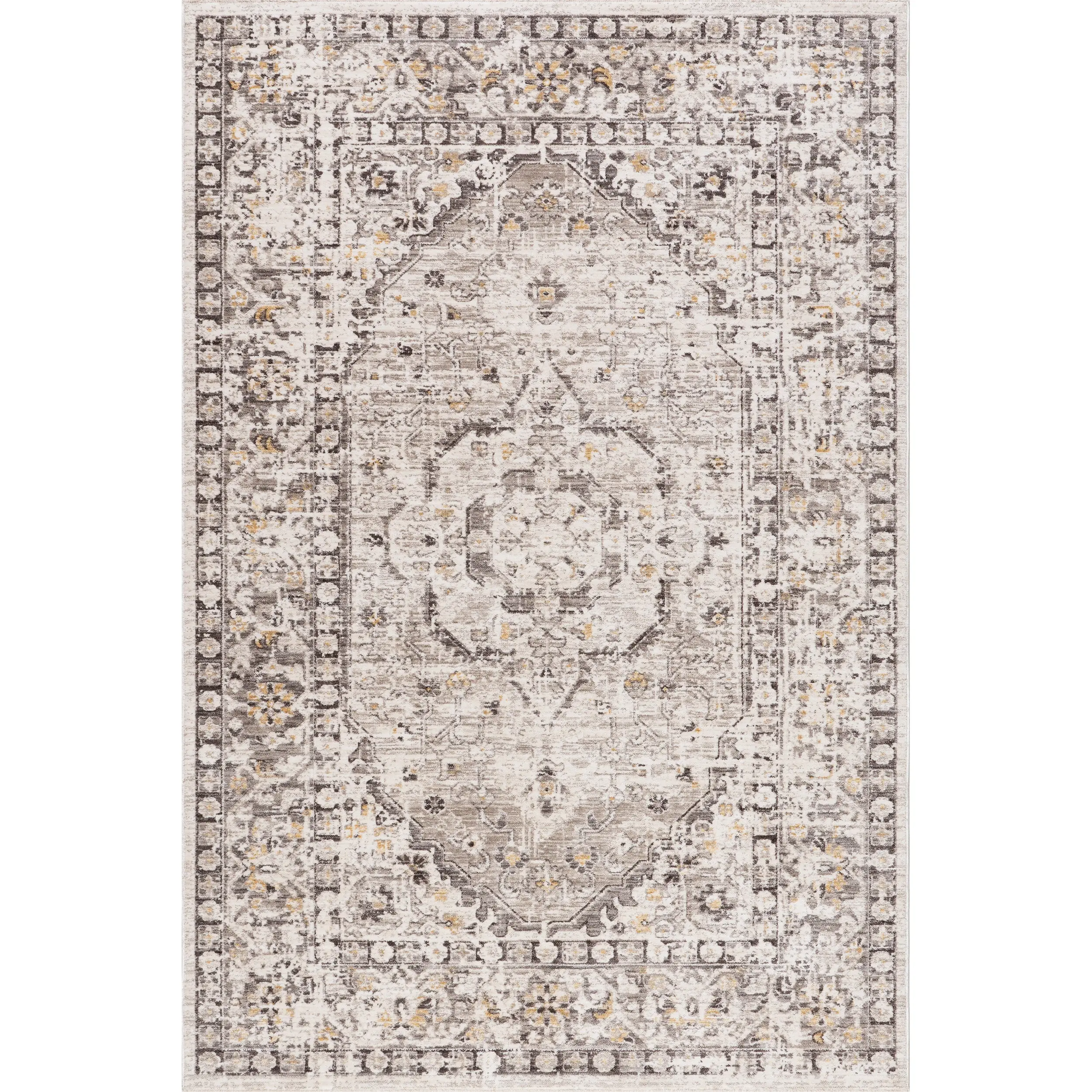 Devika Vintage Traditional Medallion Area Rug