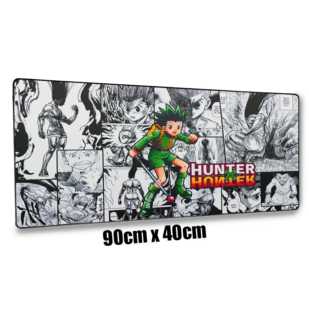 Hunter-X-Hunter Mouse Pad Killua Gon Mousepad Hisoka Desk Pads Non-Slip Rubber Gaming Mouse Mats