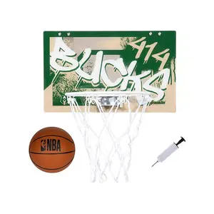 Franklin Splatter Milwaukee Bucks Over The Door Hoop Set
